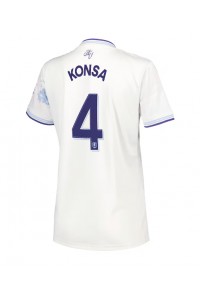 Aston Villa Ezri Konsa #4 Voetbaltruitje 3e tenue Dames 2025-26 Korte Mouw